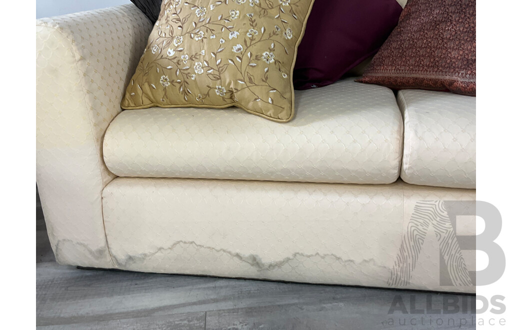 Fabric Three Piece Lounge Suite