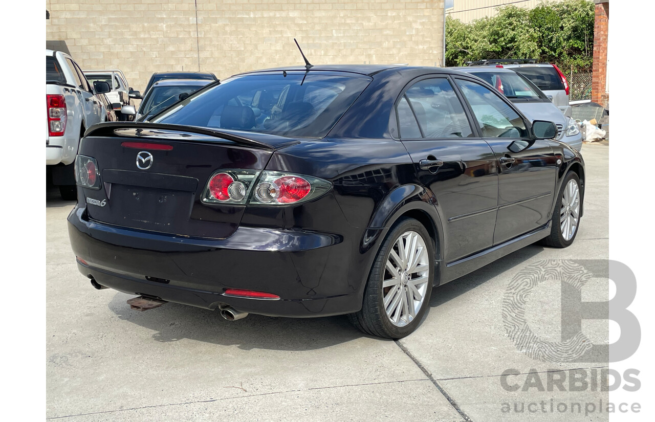2/2006 Mazda Mazda6 Luxury Sports GG 05 UPGRADE 5d Hatchback Purple 2.3L