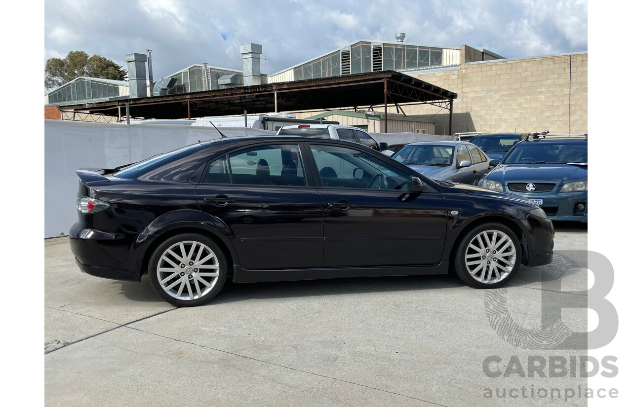 2/2006 Mazda Mazda6 Luxury Sports GG 05 UPGRADE 5d Hatchback Purple 2.3L