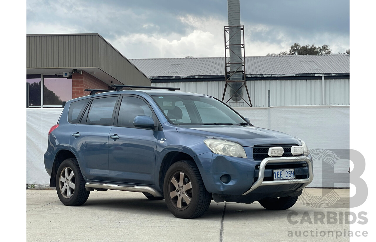 01/06 Toyota Rav4 CV (4x4) 4WD ACA33R 4D Wagon Blue 2.4L