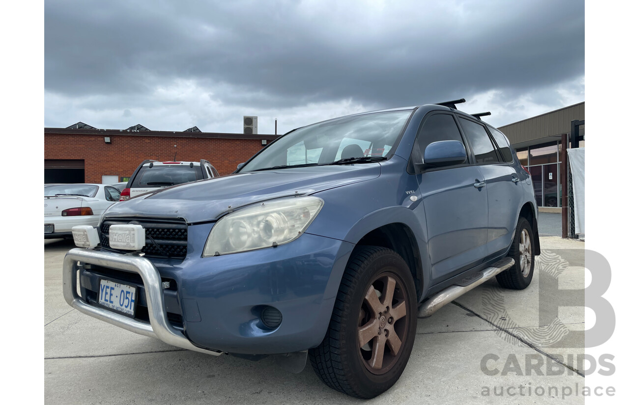01/06 Toyota Rav4 CV (4x4) 4WD ACA33R 4D Wagon Blue 2.4L