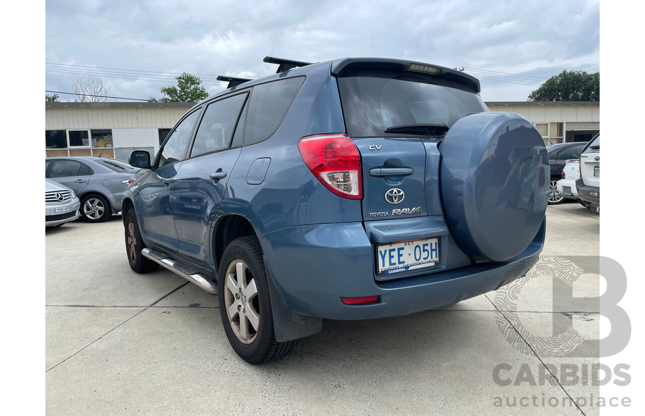 01/06 Toyota Rav4 CV (4x4) 4WD ACA33R 4D Wagon Blue 2.4L