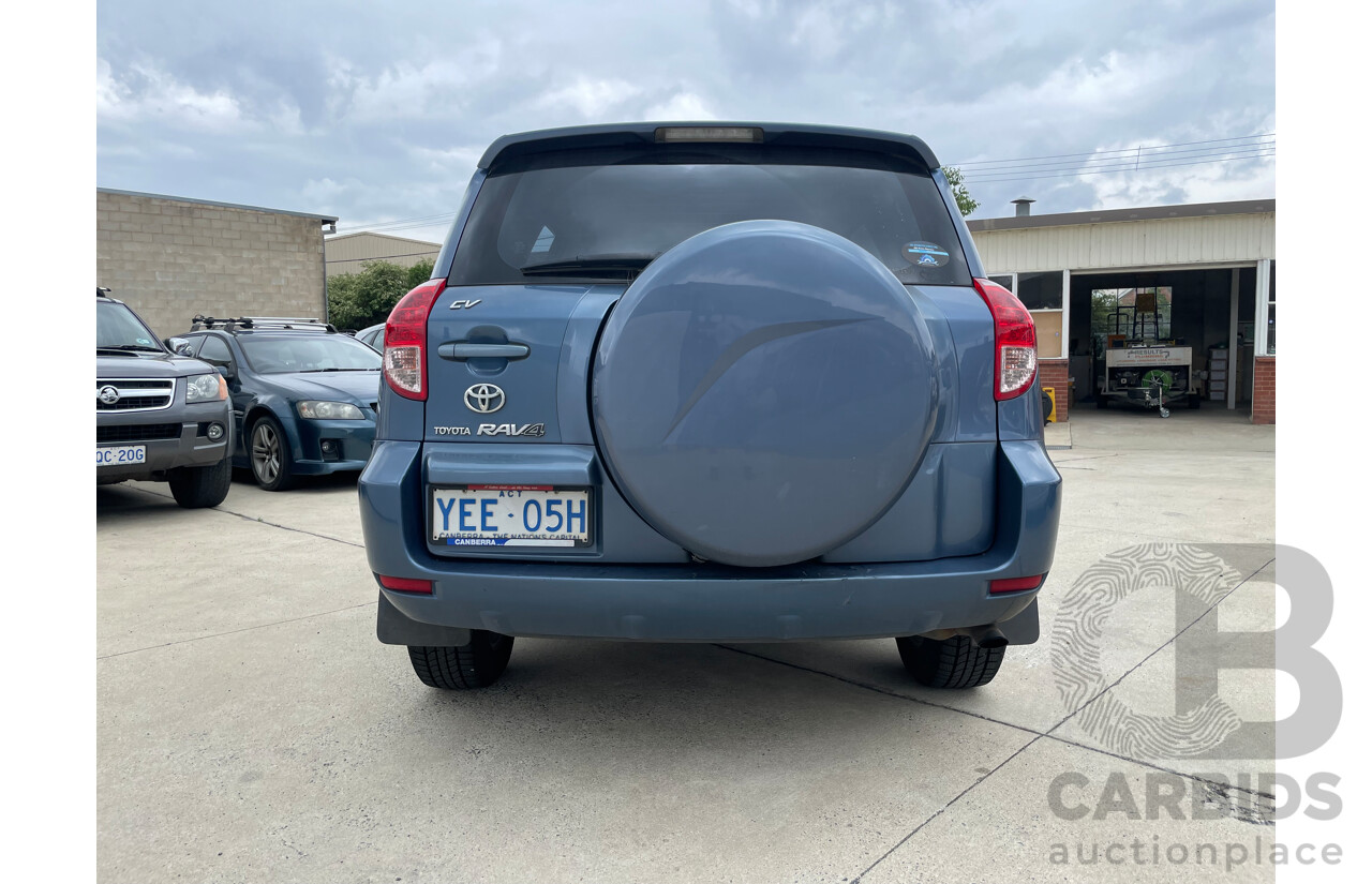 01/06 Toyota Rav4 CV (4x4) 4WD ACA33R 4D Wagon Blue 2.4L