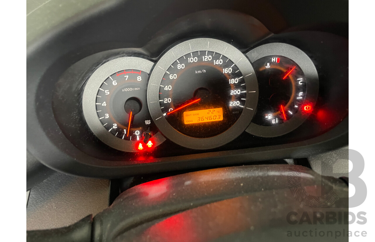 01/06 Toyota Rav4 CV (4x4) 4WD ACA33R 4D Wagon Blue 2.4L