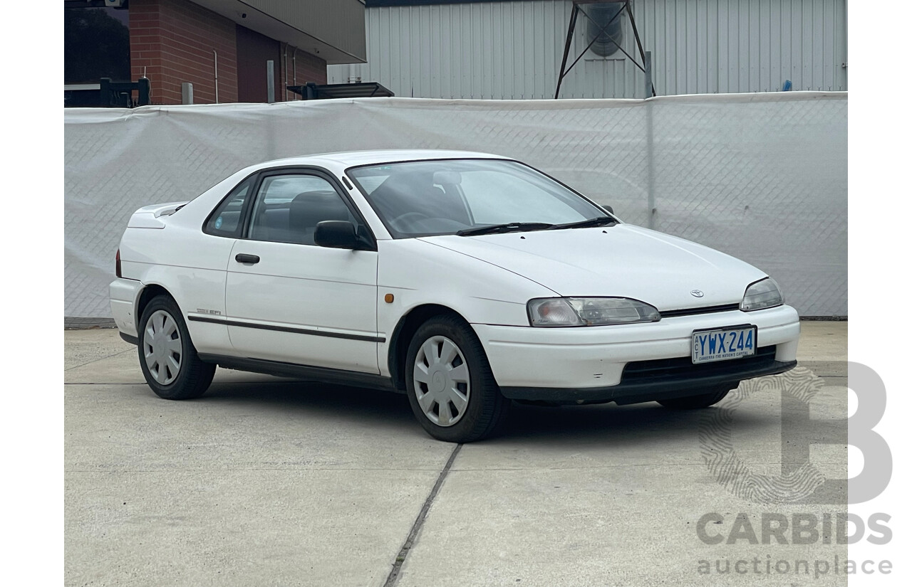1/1993 Toyota Paseo   2d Coupe White 1.5L