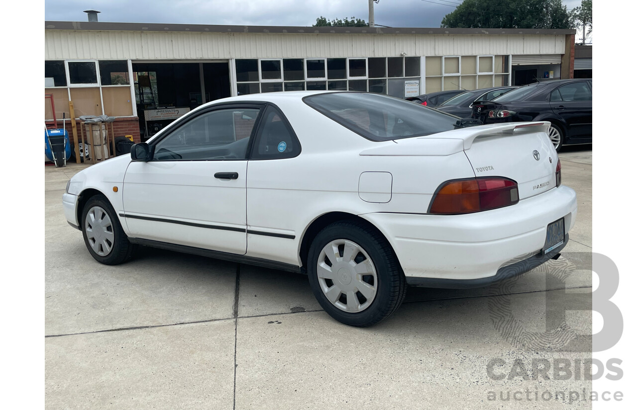 1/1993 Toyota Paseo   2d Coupe White 1.5L