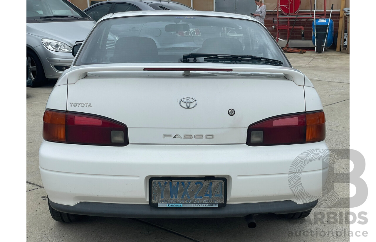 1/1993 Toyota Paseo   2d Coupe White 1.5L