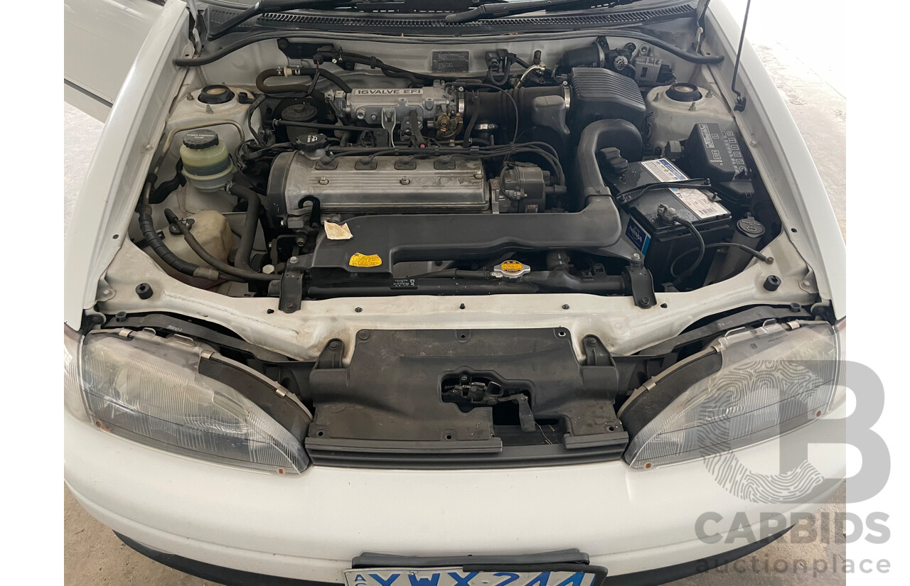 1/1993 Toyota Paseo   2d Coupe White 1.5L