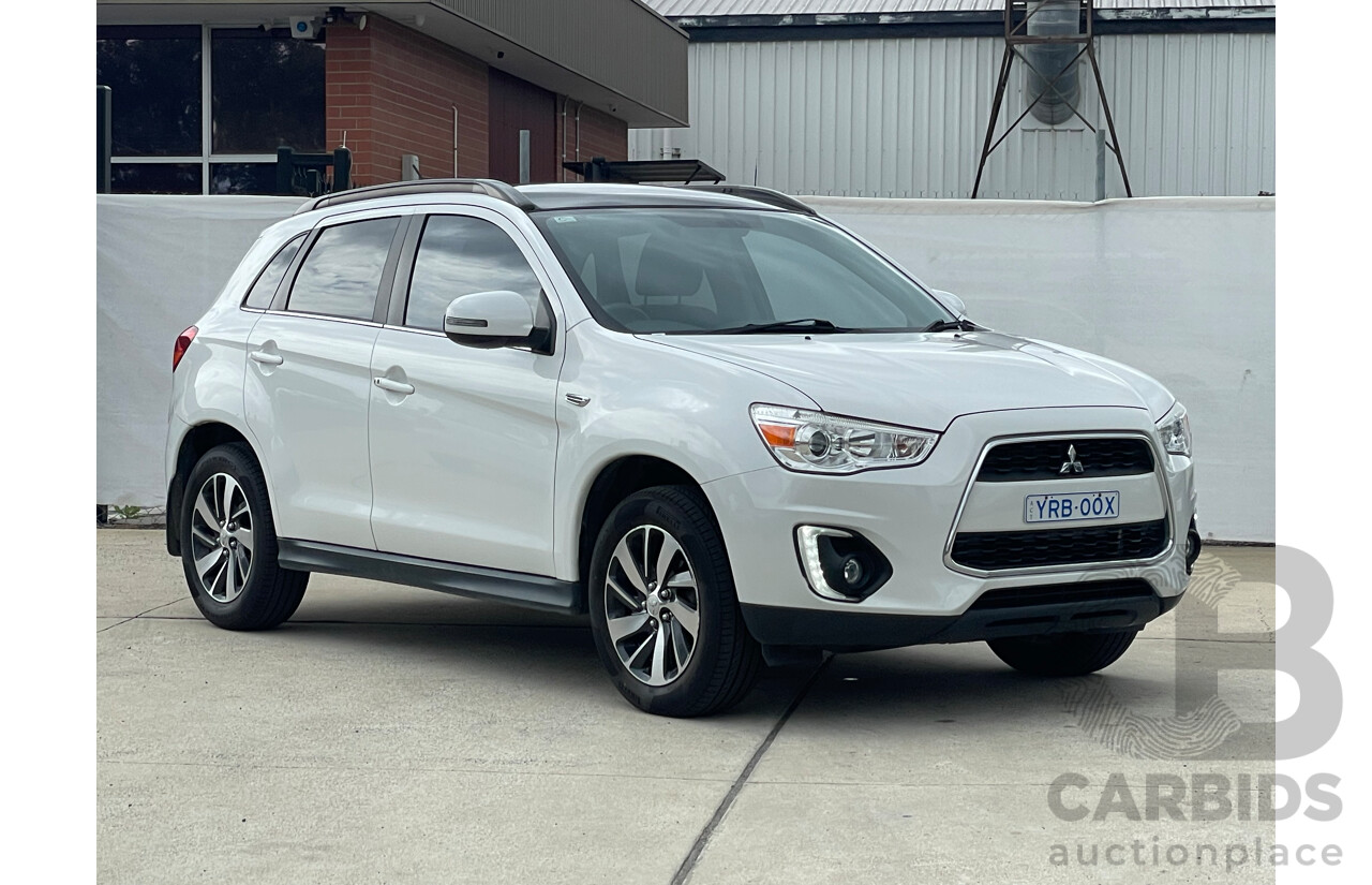 3/2015 Mitsubishi ASX XLS (2wd) XB MY15 4d Wagon White 2.0L