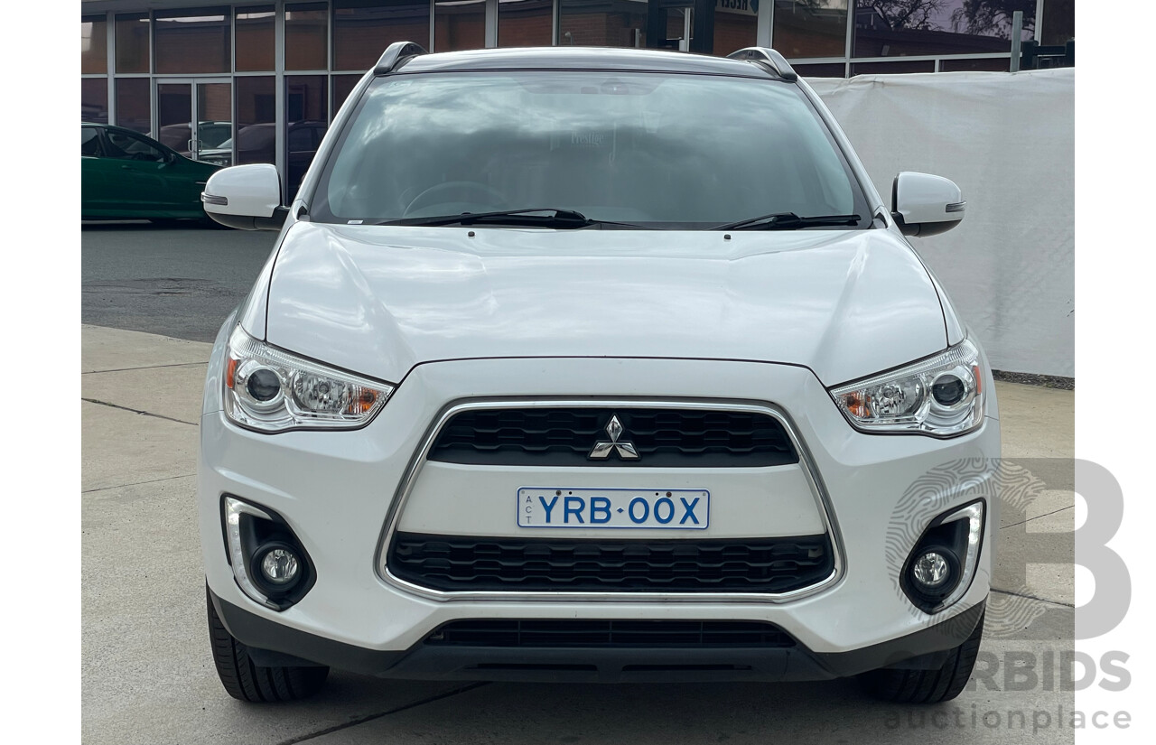 3/2015 Mitsubishi ASX XLS (2wd) XB MY15 4d Wagon White 2.0L