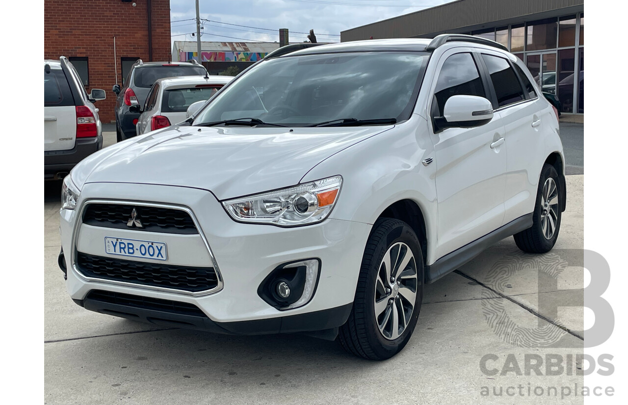 3/2015 Mitsubishi ASX XLS (2wd) XB MY15 4d Wagon White 2.0L
