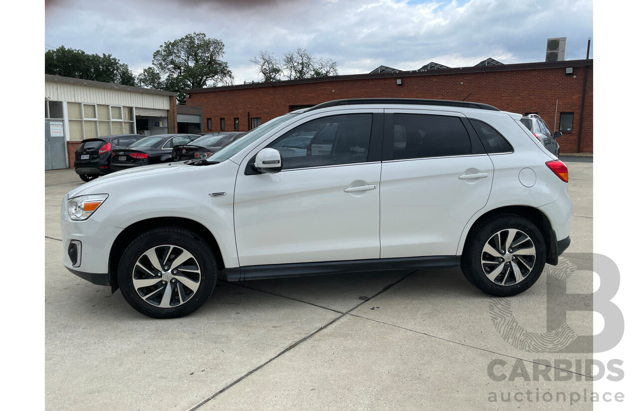 3/2015 Mitsubishi ASX XLS (2wd) XB MY15 4d Wagon White 2.0L