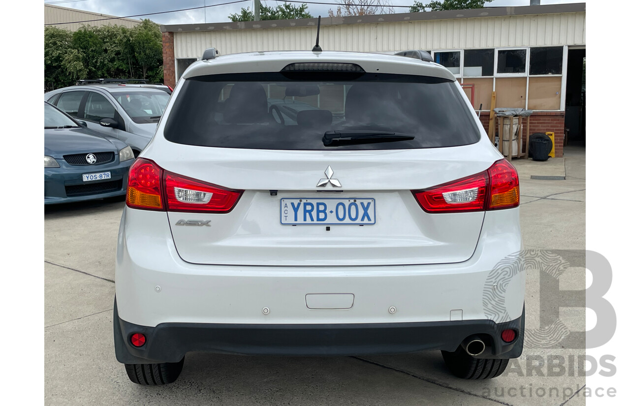 3/2015 Mitsubishi ASX XLS (2wd) XB MY15 4d Wagon White 2.0L