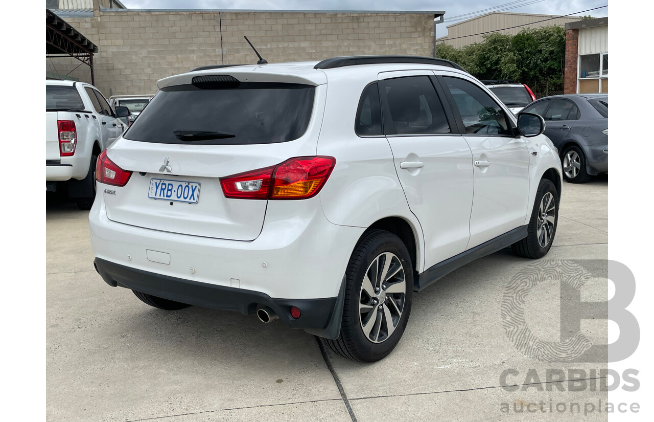 3/2015 Mitsubishi ASX XLS (2wd) XB MY15 4d Wagon White 2.0L