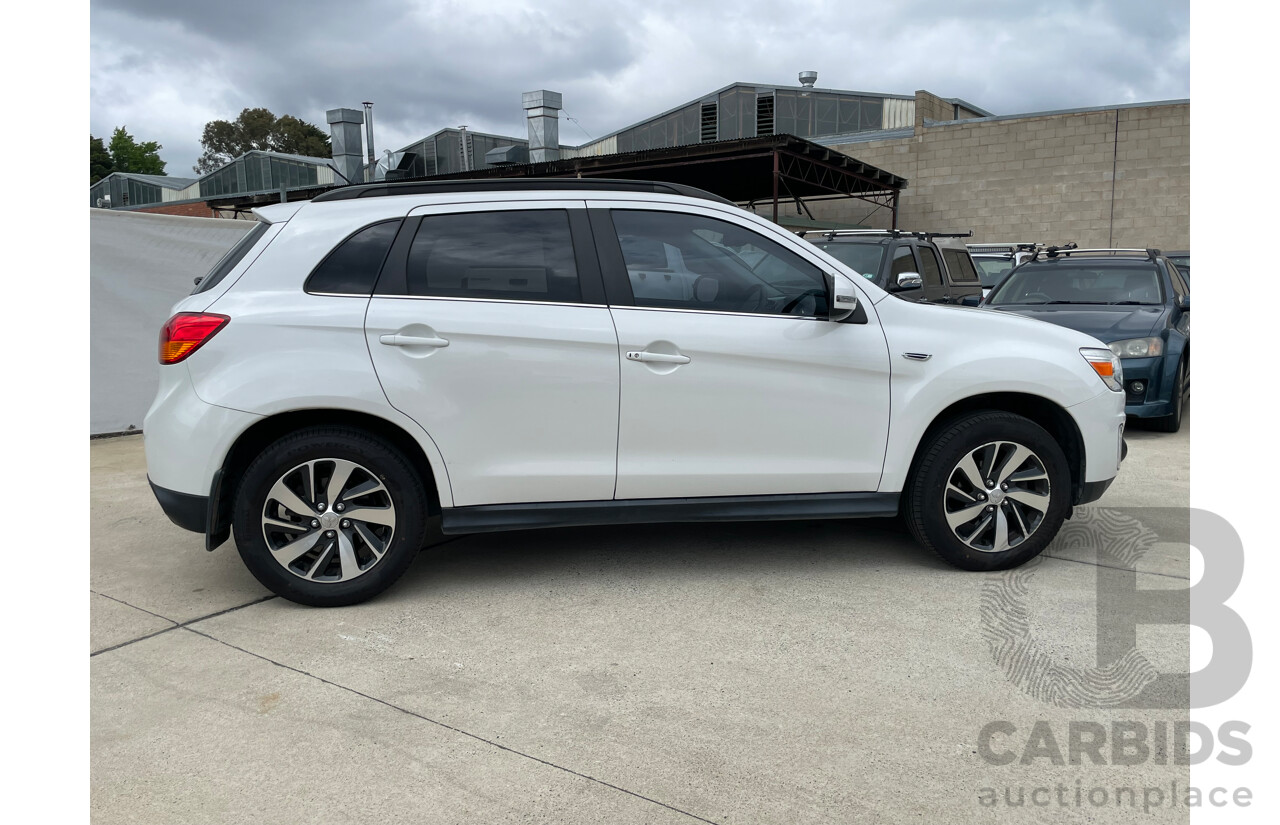 3/2015 Mitsubishi ASX XLS (2wd) XB MY15 4d Wagon White 2.0L