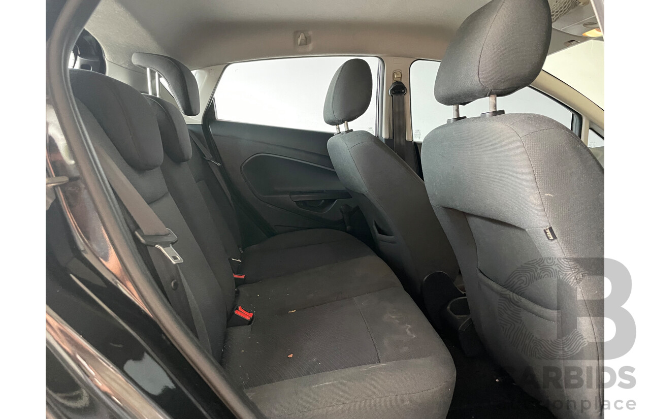 7/2012 Ford Fiesta CL WT 5d Hatchback Black 1.6L