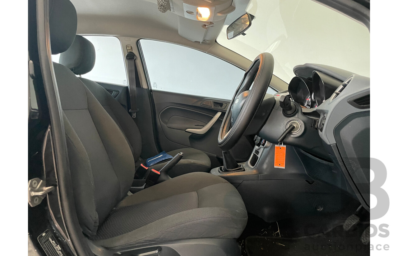 7/2012 Ford Fiesta CL WT 5d Hatchback Black 1.6L