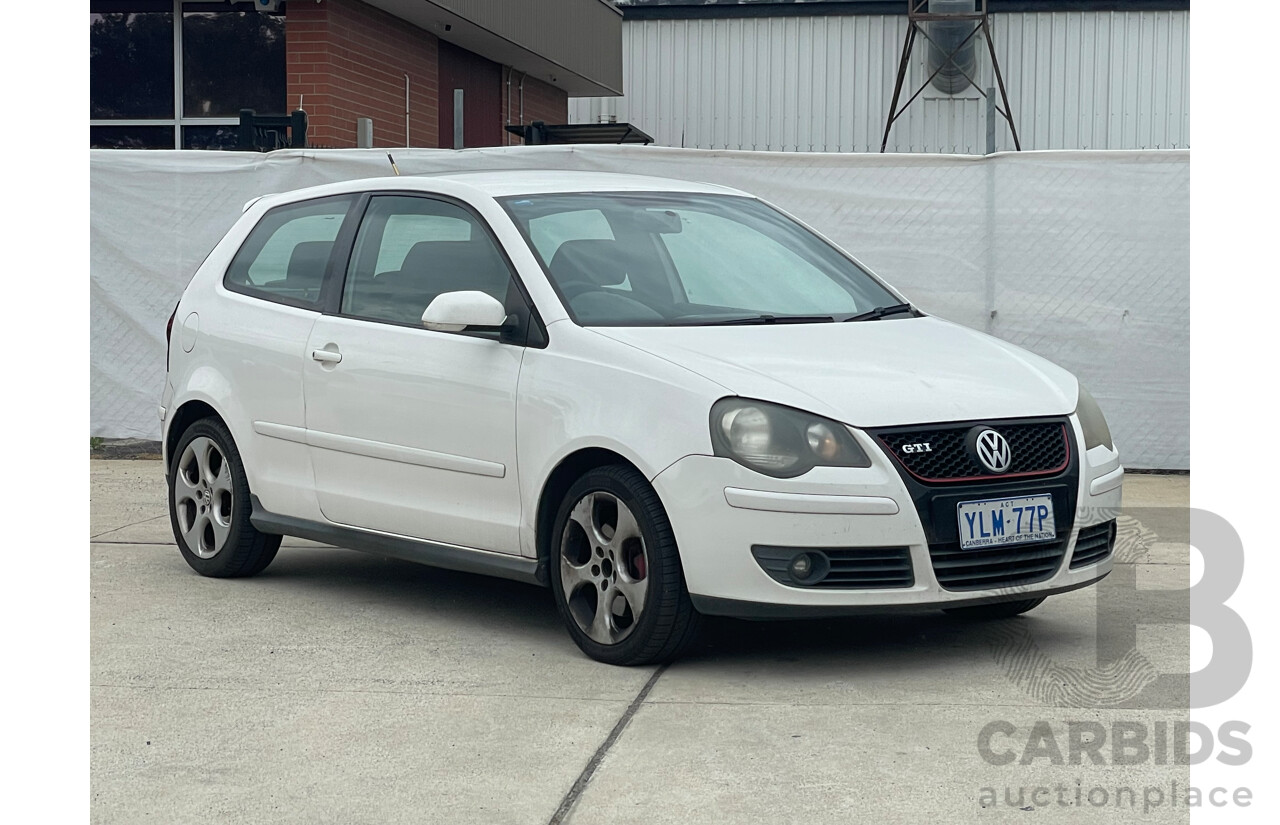 5/2006 Volkswagen Polo GTi 9N 3d Hatchback White 1.8L