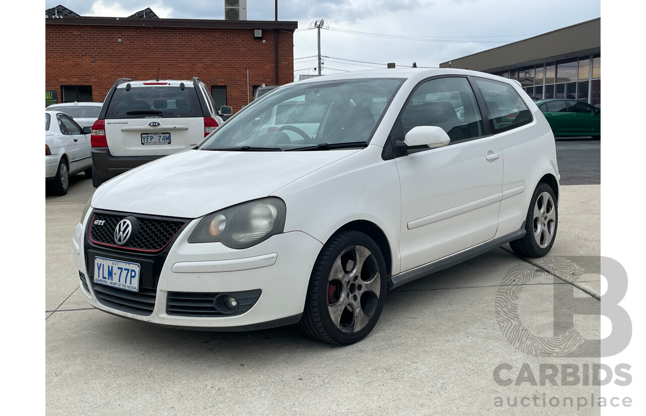 5/2006 Volkswagen Polo GTi 9N 3d Hatchback White 1.8L