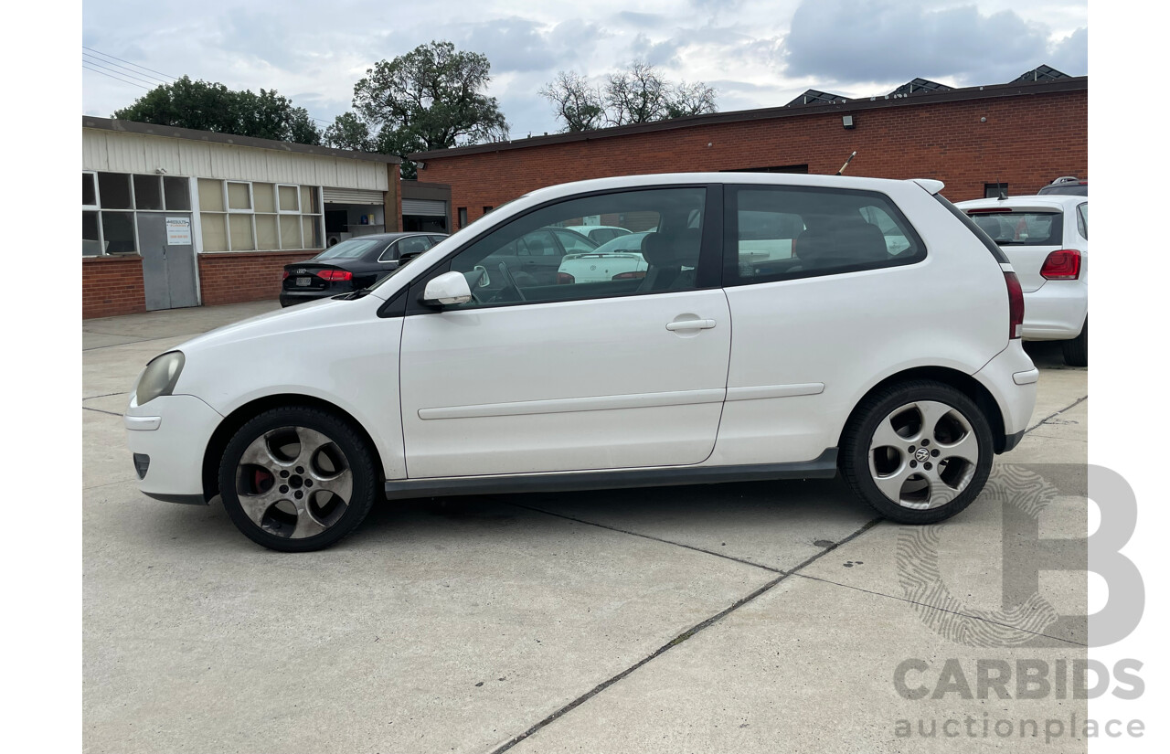 5/2006 Volkswagen Polo GTi 9N 3d Hatchback White 1.8L