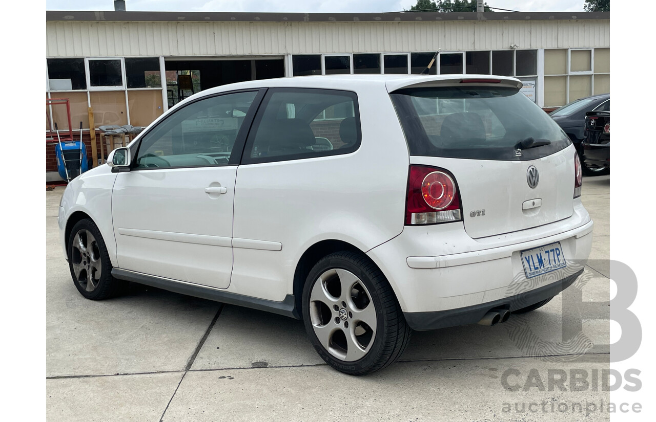 5/2006 Volkswagen Polo GTi 9N 3d Hatchback White 1.8L