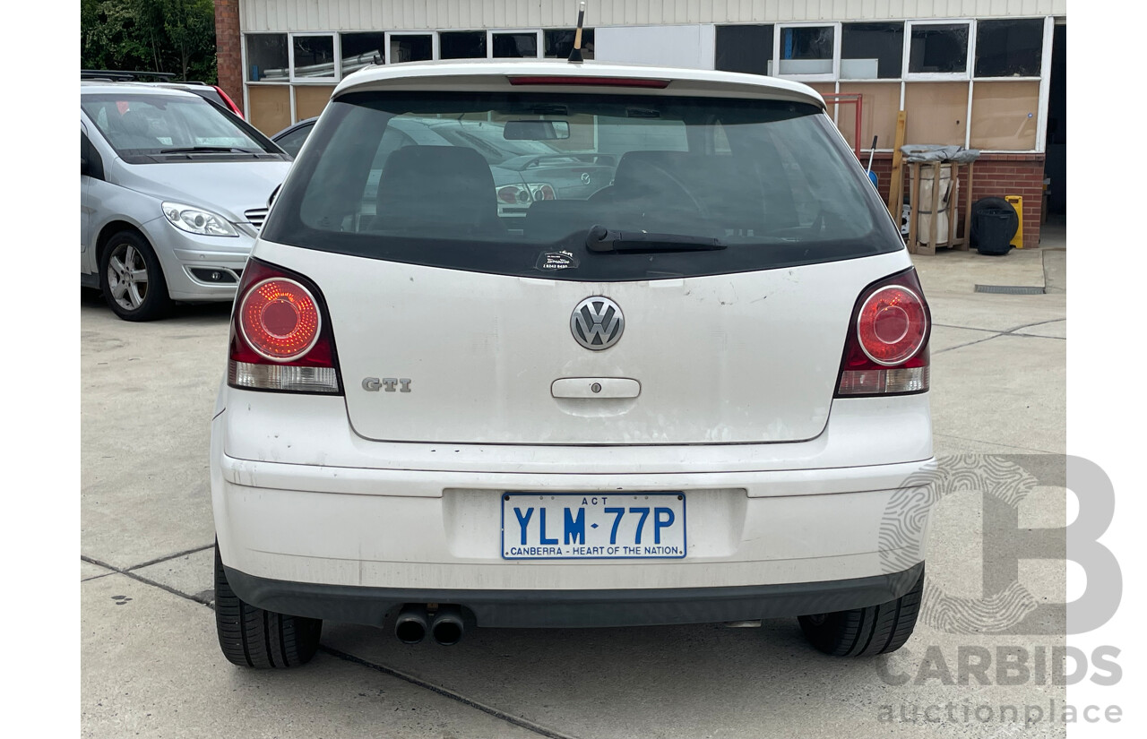 5/2006 Volkswagen Polo GTi 9N 3d Hatchback White 1.8L
