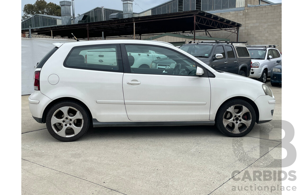 5/2006 Volkswagen Polo GTi 9N 3d Hatchback White 1.8L