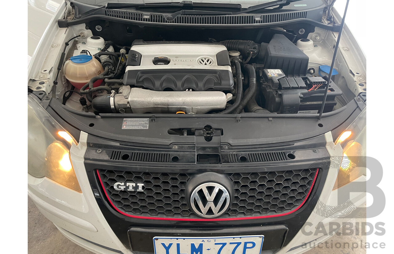 5/2006 Volkswagen Polo GTi 9N 3d Hatchback White 1.8L