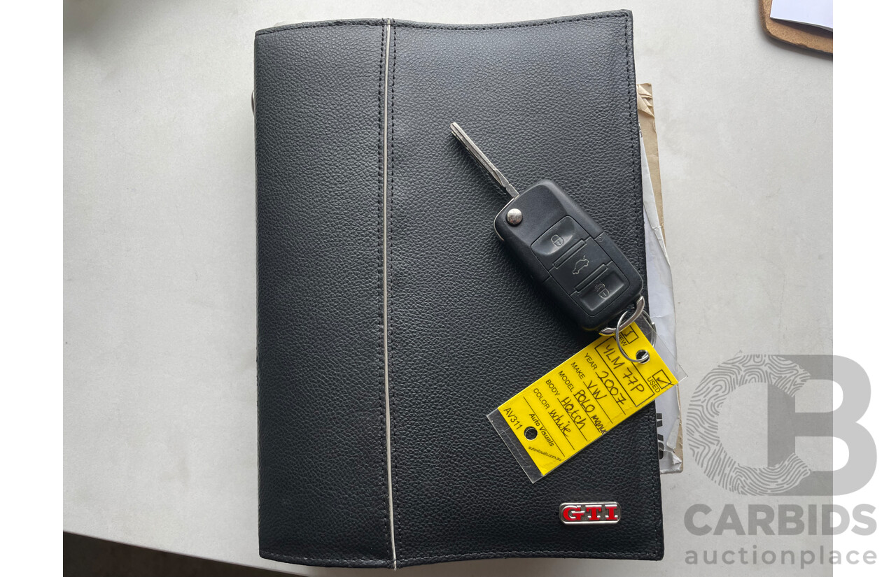 5/2006 Volkswagen Polo GTi 9N 3d Hatchback White 1.8L