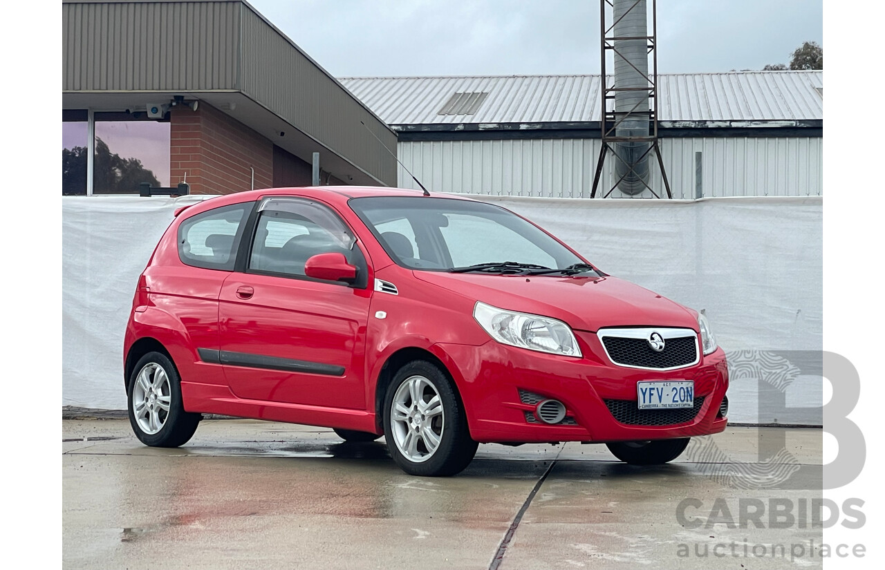 06/09 Holden Barina  FWD TK MY09 3D Hatchback Red 1.6L