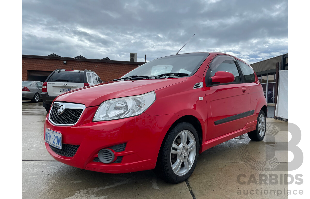 06/09 Holden Barina  FWD TK MY09 3D Hatchback Red 1.6L