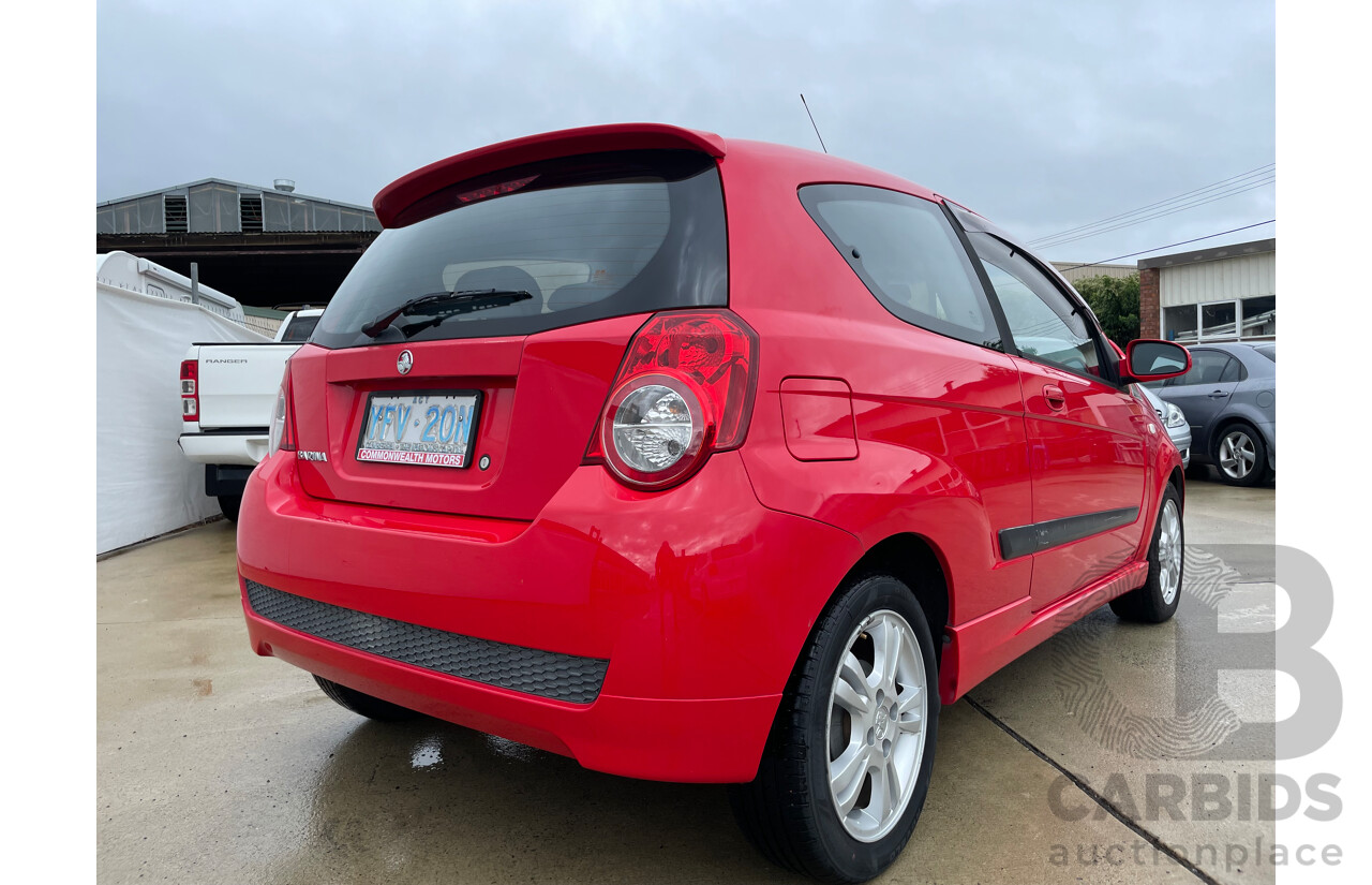 06/09 Holden Barina  FWD TK MY09 3D Hatchback Red 1.6L