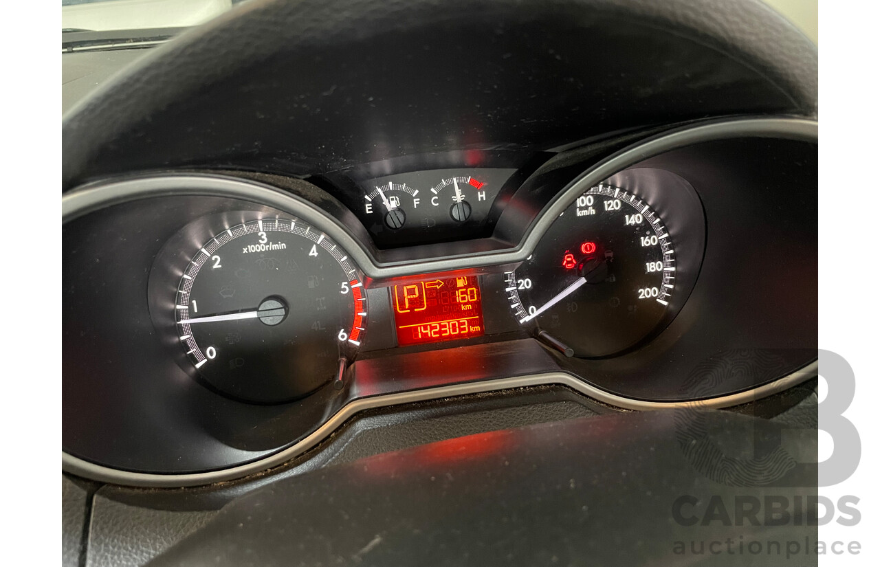 09/13 Mazda Bt-50 XTR (4x4) 4x4  Dual Cab Utility White 3.2L