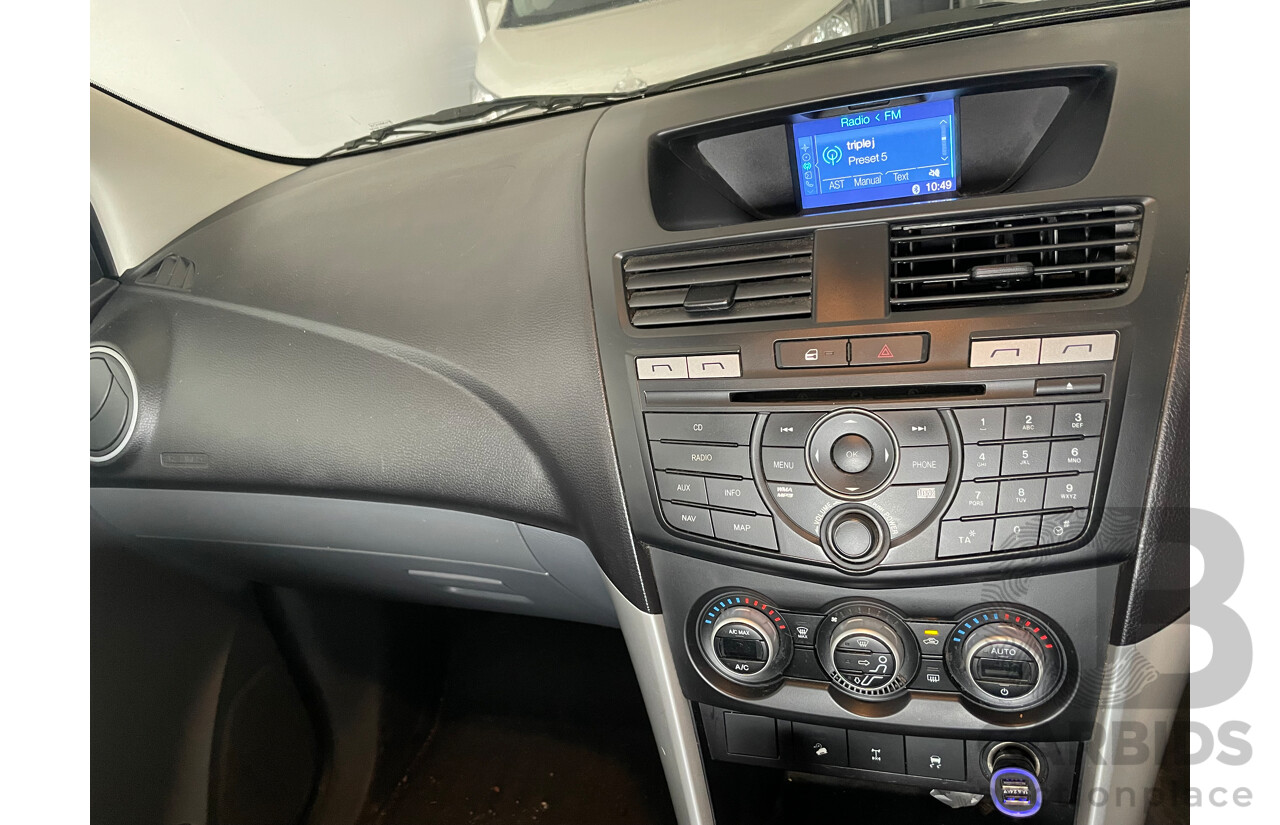 09/13 Mazda Bt-50 XTR (4x4) 4x4  Dual Cab Utility White 3.2L
