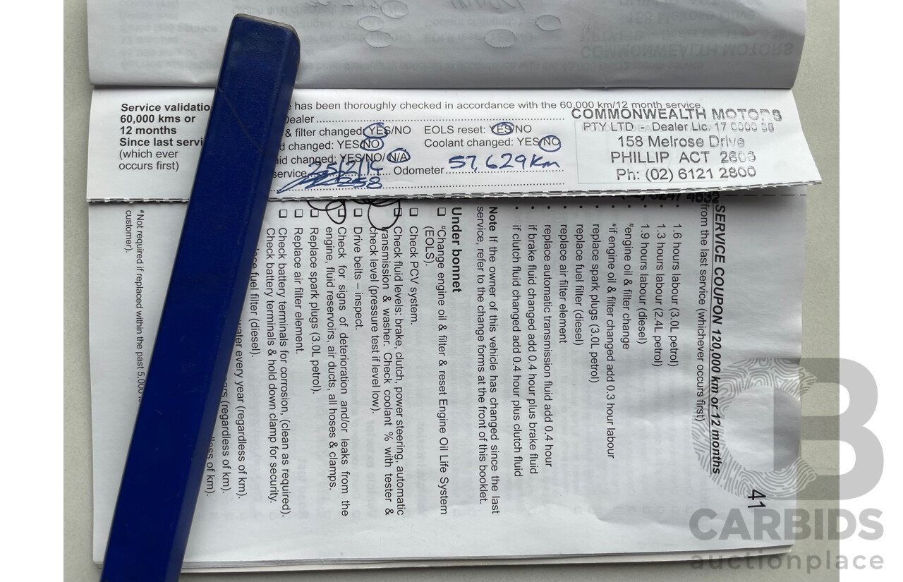 10/2011 Holden Captiva 7 LX (4x4) CG SERIES II 4d Wagon White 3.0L