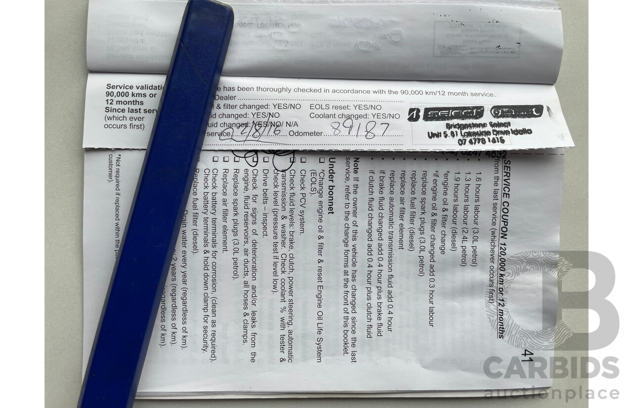 10/2011 Holden Captiva 7 LX (4x4) CG SERIES II 4d Wagon White 3.0L