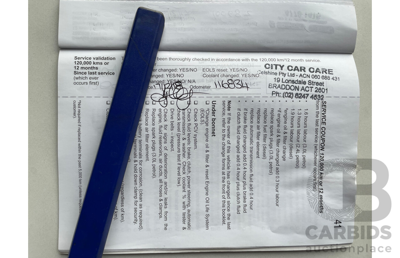 10/2011 Holden Captiva 7 LX (4x4) CG SERIES II 4d Wagon White 3.0L