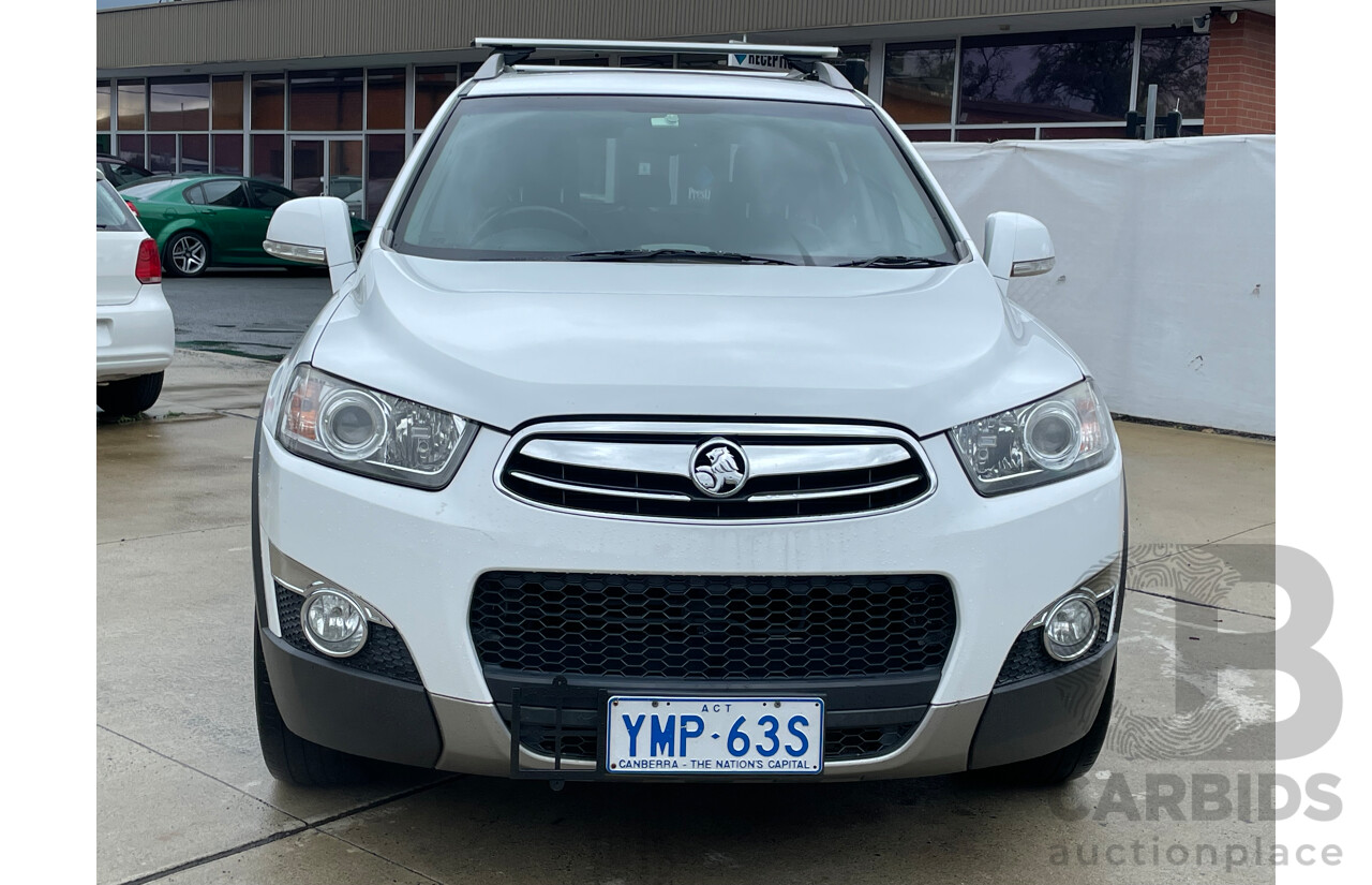 10/2011 Holden Captiva 7 LX (4x4) CG SERIES II 4d Wagon White 3.0L