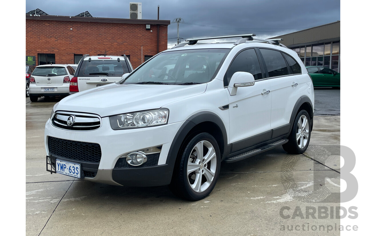 10/2011 Holden Captiva 7 LX (4x4) CG SERIES II 4d Wagon White 3.0L