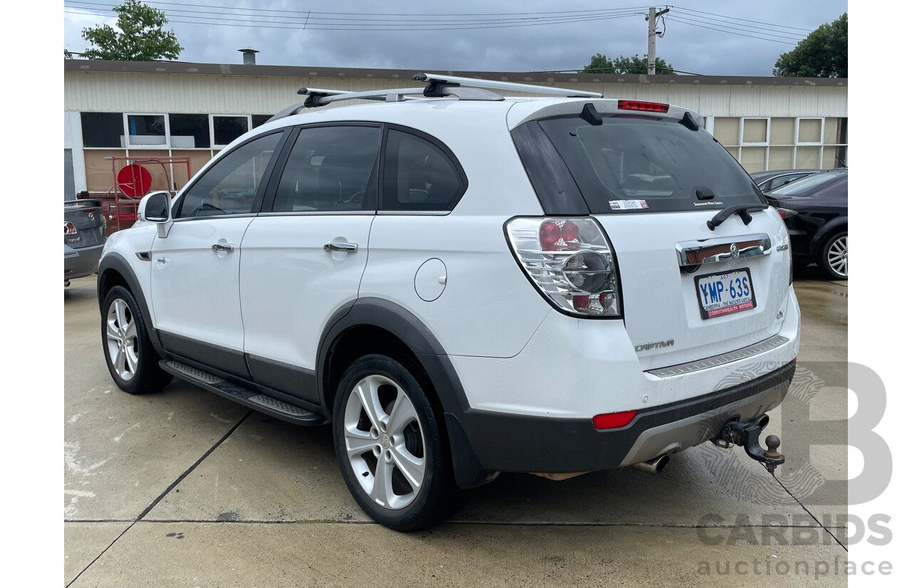 10/2011 Holden Captiva 7 LX (4x4) CG SERIES II 4d Wagon White 3.0L