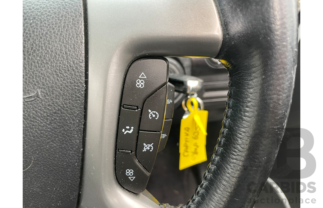 10/2011 Holden Captiva 7 LX (4x4) CG SERIES II 4d Wagon White 3.0L