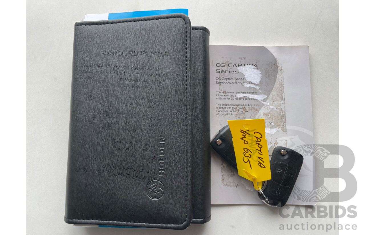 10/2011 Holden Captiva 7 LX (4x4) CG SERIES II 4d Wagon White 3.0L