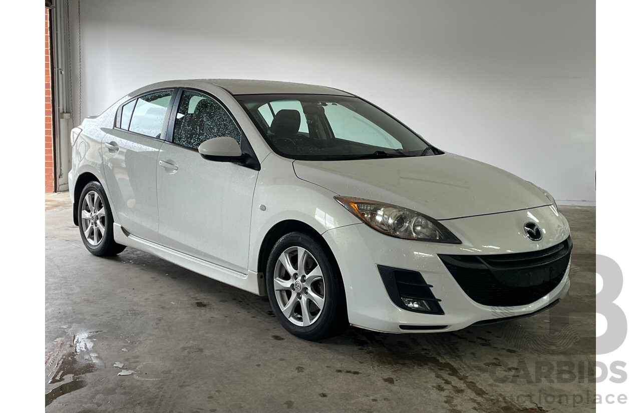 6/2011 Mazda Mazda3 Diesel MZR-CD BL 11 UPGRADE 4d Sedan White 2.2L