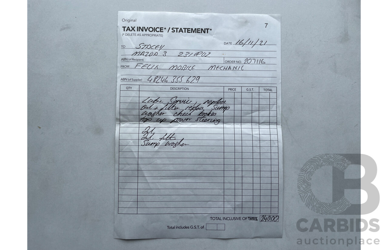 6/2011 Mazda Mazda3 Diesel MZR-CD BL 11 UPGRADE 4d Sedan White 2.2L