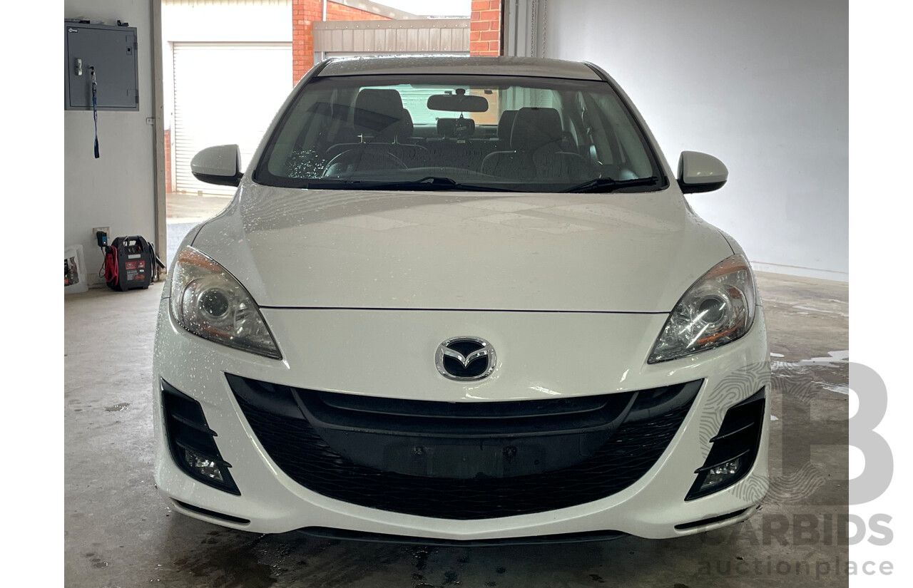 6/2011 Mazda Mazda3 Diesel MZR-CD BL 11 UPGRADE 4d Sedan White 2.2L