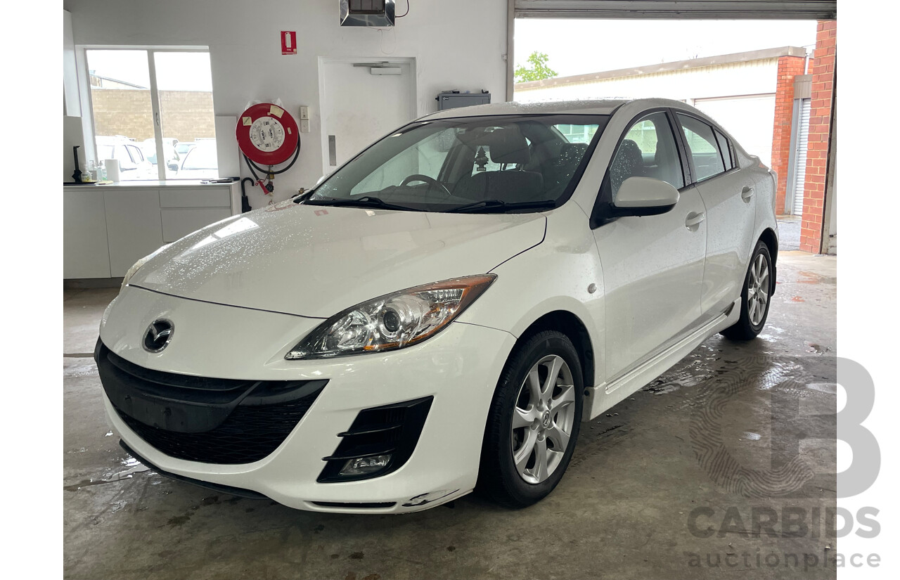 6/2011 Mazda Mazda3 Diesel MZR-CD BL 11 UPGRADE 4d Sedan White 2.2L