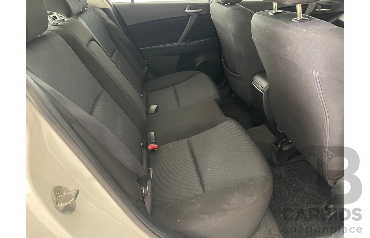 6/2011 Mazda Mazda3 Diesel MZR-CD BL 11 UPGRADE 4d Sedan White 2.2L