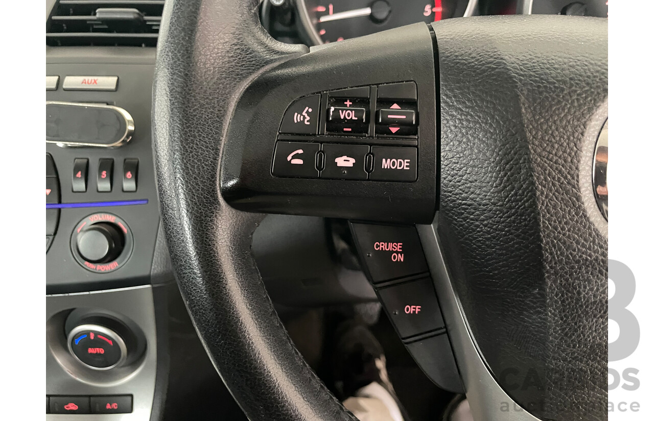 6/2011 Mazda Mazda3 Diesel MZR-CD BL 11 UPGRADE 4d Sedan White 2.2L