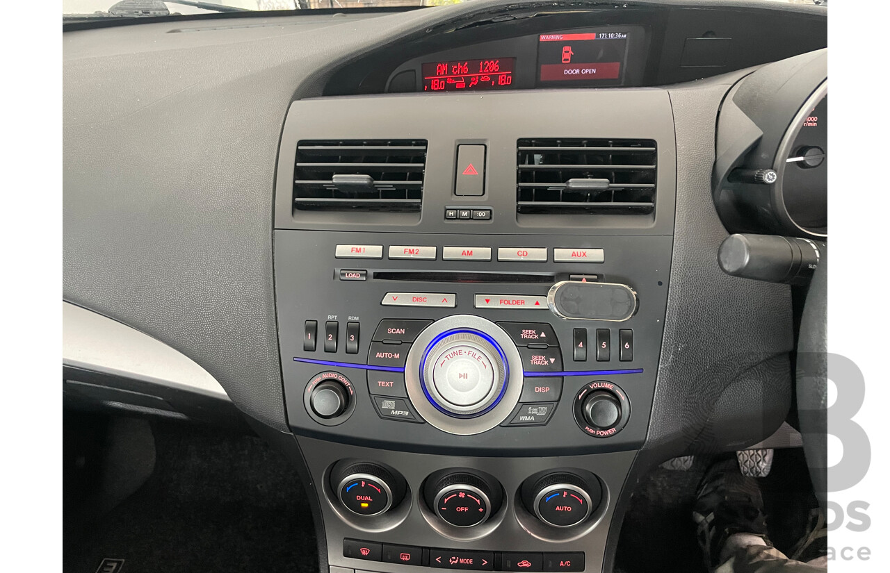 6/2011 Mazda Mazda3 Diesel MZR-CD BL 11 UPGRADE 4d Sedan White 2.2L