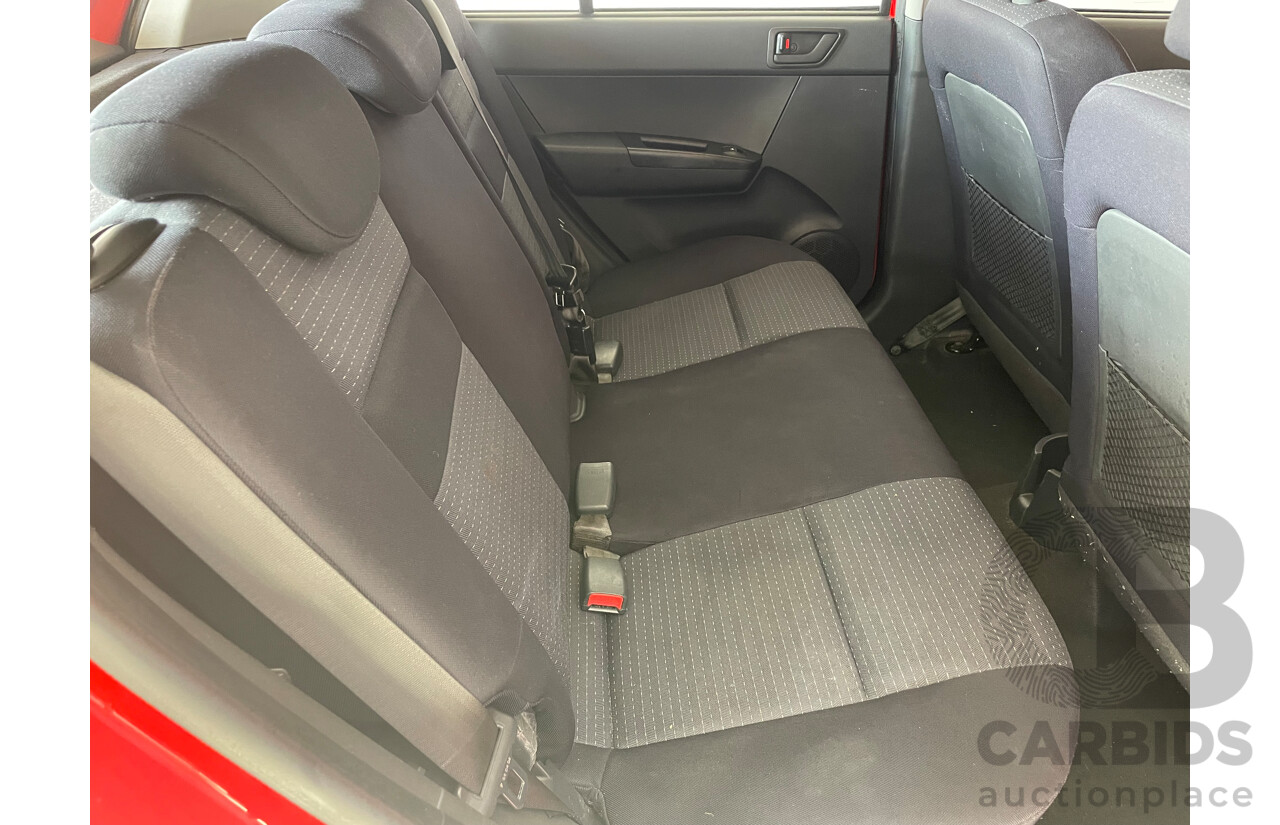 7/2010 Hyundai Getz S TB MY09 5d Hatchback Red 1.4L